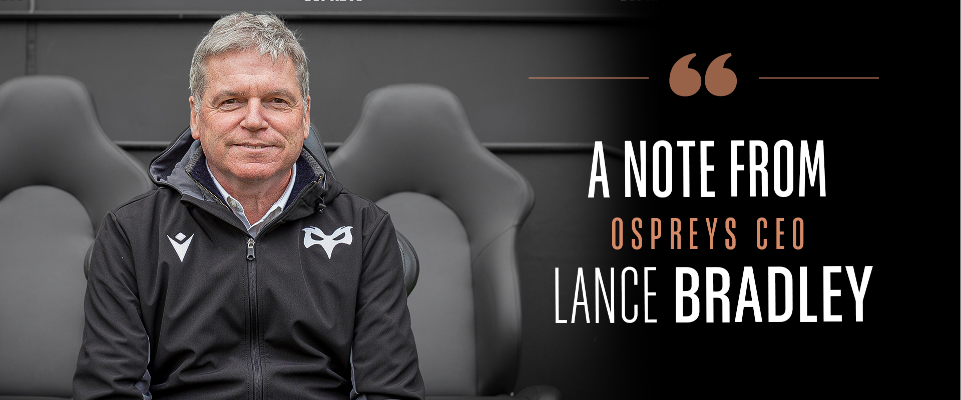 A Note From Lance Bradley | Ospreys